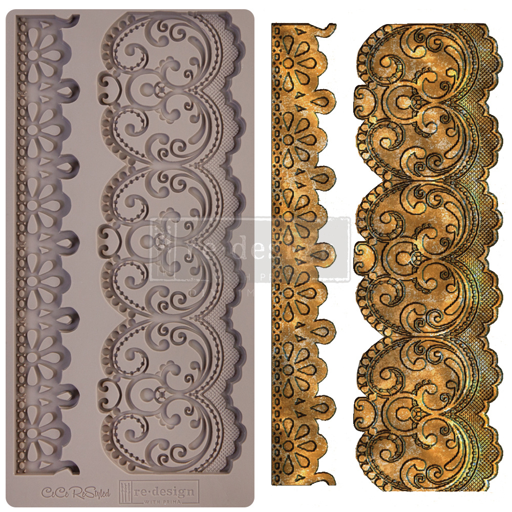 Redesign with Prima Redesign - Mould - Border Lace (CECE)