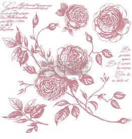 Redesign with Prima Redesign - Clear-Cling Stamps - Romance Roses