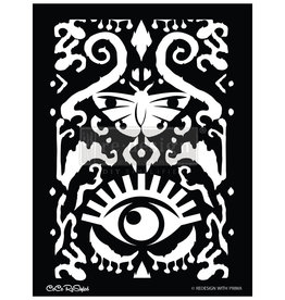 Redesign with Prima Redesign - Stencil - All Seeing Ikat Pattern