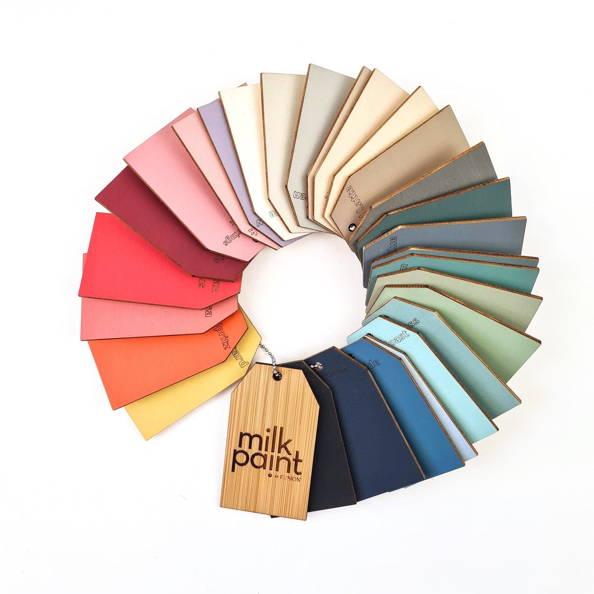 Fusion Milk Paint Colour Tags Old Red Barn