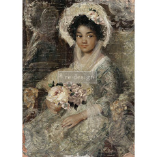 Redesign with Prima Redesign - Decoupage Rice  Paper A1 - Beautiful Portrait