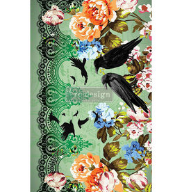 Redesign with Prima Redesign - Tissue Paper - Retro Garden (CECE)