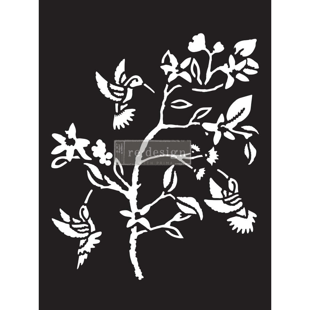 Redesign with Prima Redesign - Decor Stencil - Hummingbird
