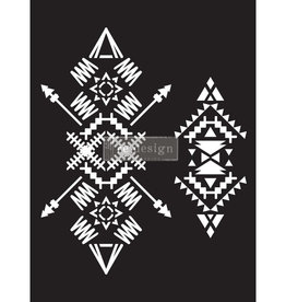 Redesign with Prima Redesign - Decor Stencil - Tribal Imprint