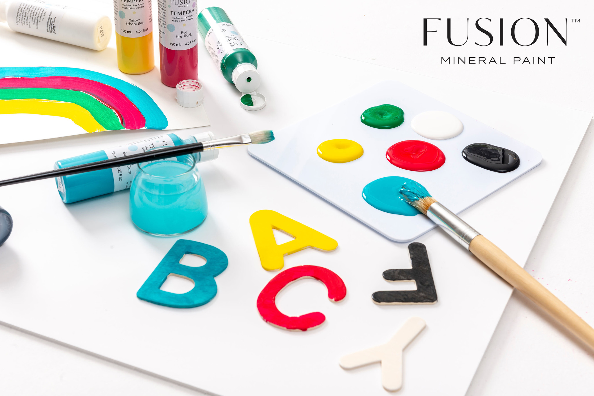 Fusion Mineral Paint Fusion - Fusion for Kids Tempera - Teal Bubblegum