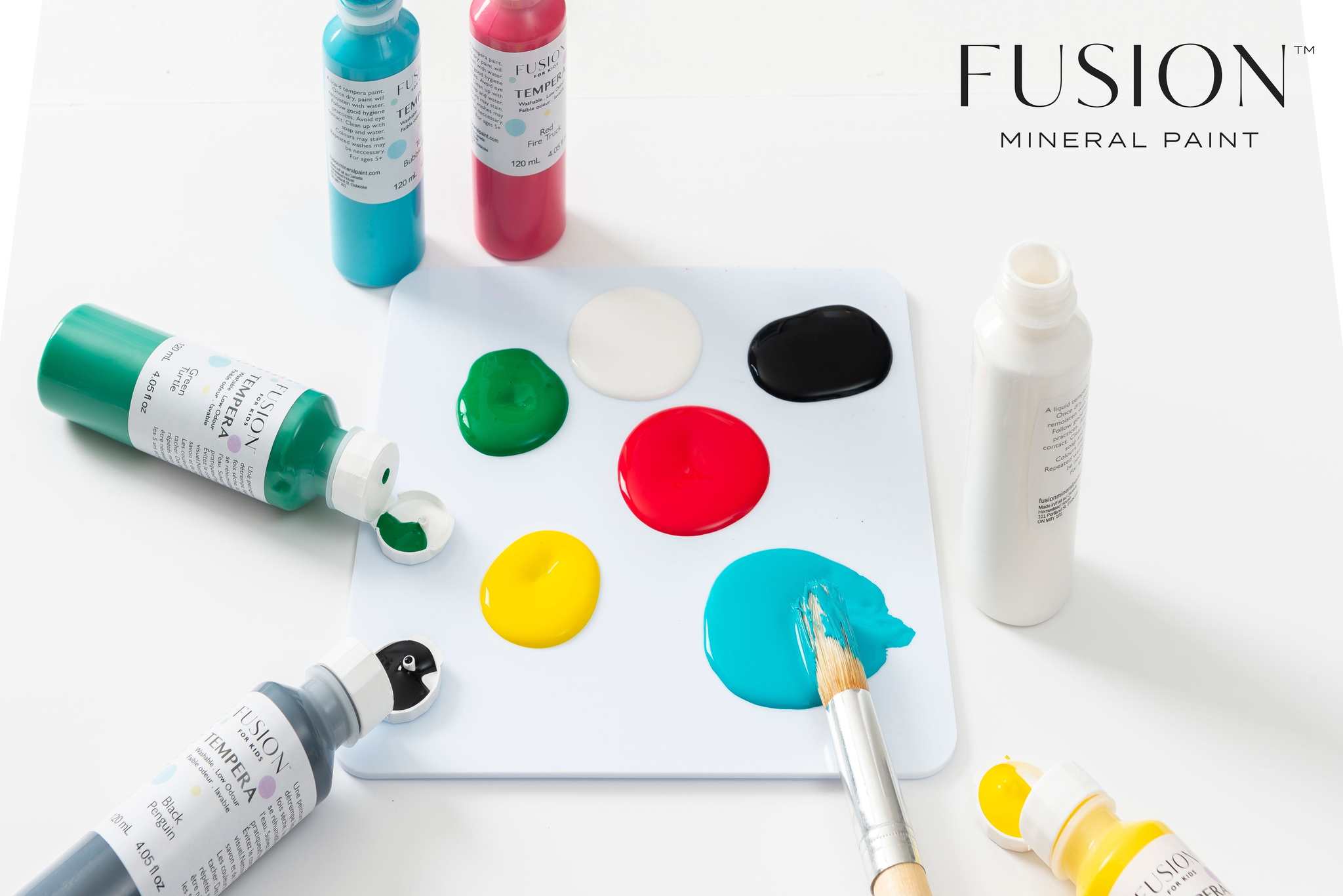 Fusion Mineral Paint Fusion - Fusion for Kids Tempera - Yellow School Bus