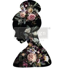 Redesign with Prima Redesign - Decor Transfer - Floral Silhouette