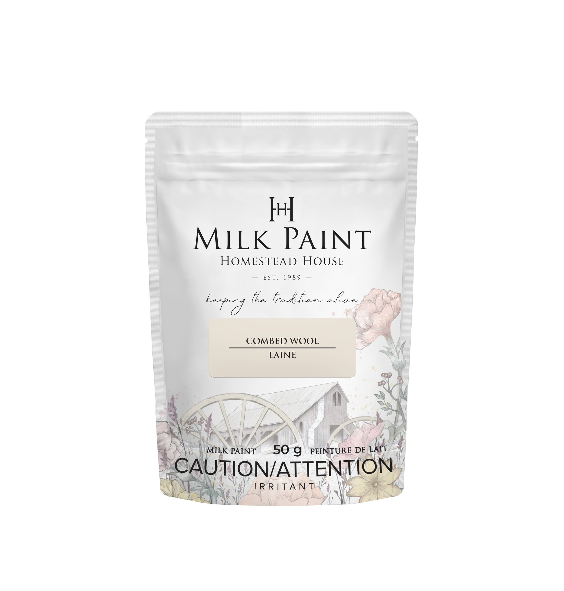 Homestead House HH - Milk Paint - Combed Wool - 50gr