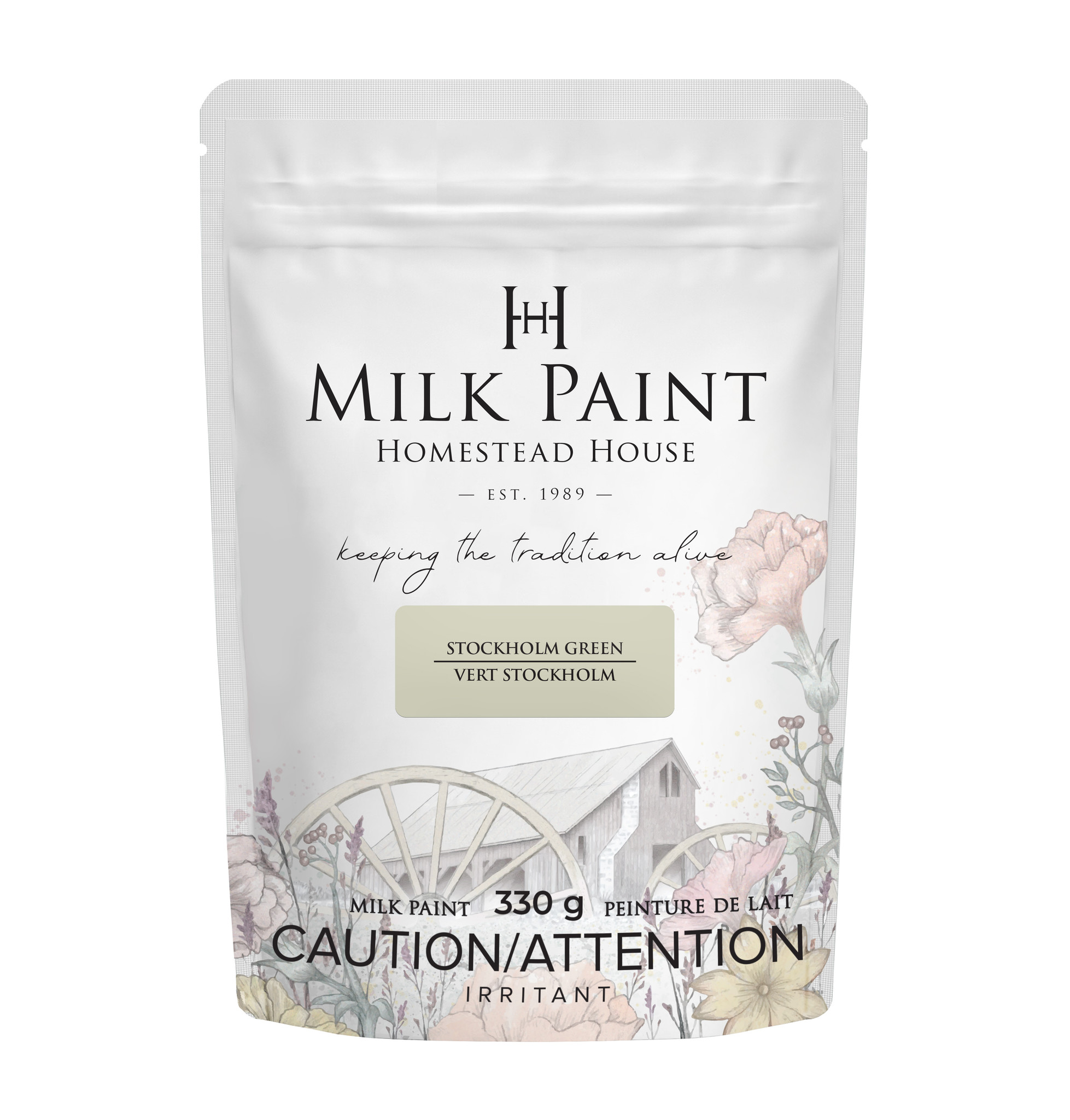 Homestead House HH - Milk Paint - Stockholm Green - 330gr