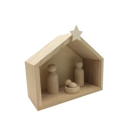 Old Red Barn  Old Red Barn - Nativity Scene