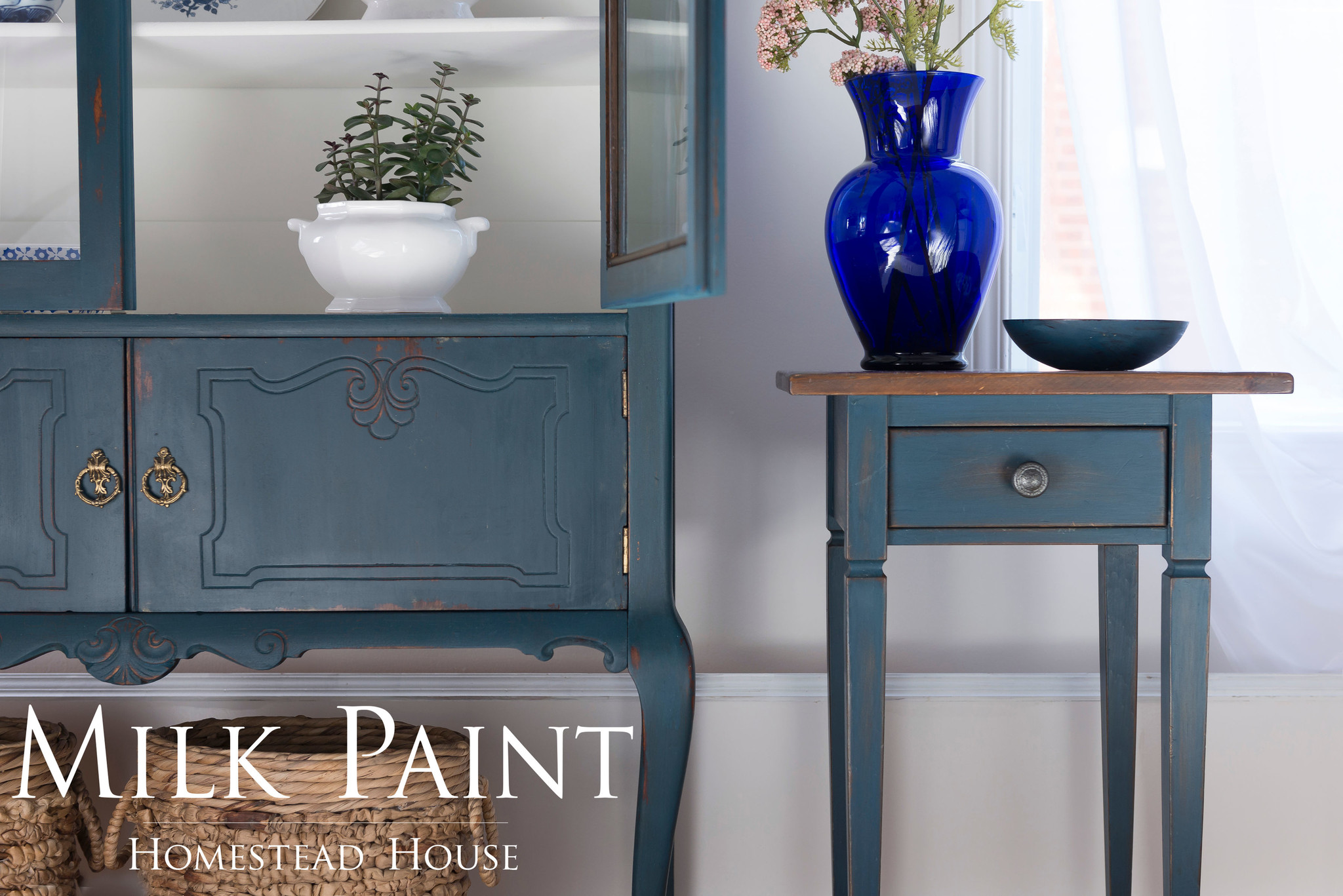 Homestead House HH - Milk Paint - Homestead Blue - 50gr