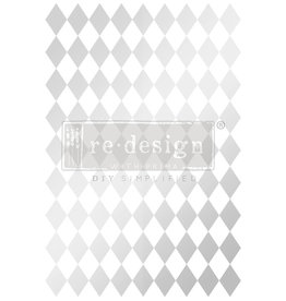 Redesign with Prima Redesign - Decor Transfer - Silver Harlequin