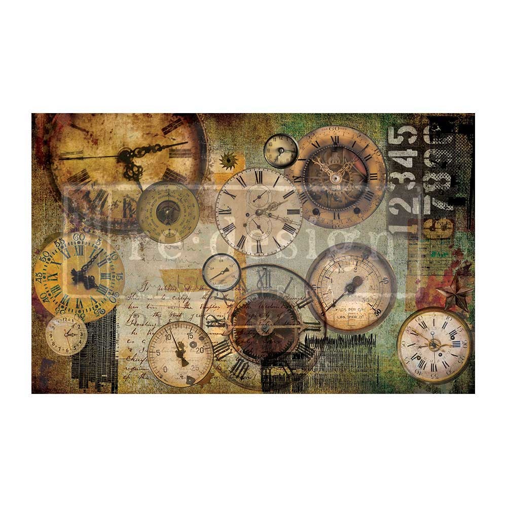 Redesign with Prima Redesign - Decoupage Tissue Paper - Lost In Time