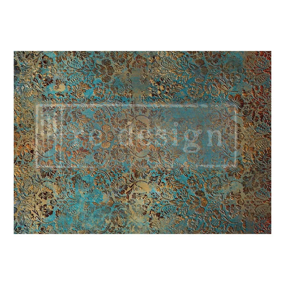 Redesign with Prima Redesign - Decoupage Fiber Paper A1 - Aged Patina