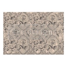 Redesign with Prima Redesign - Decoupage Fiber Paper A1 - Antique Laces