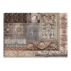 Redesign with Prima Redesign - Decoupage Fiber Paper A1 - Carved Stonework