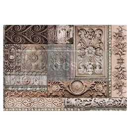 Redesign with Prima Redesign - Decoupage Fiber Paper A1 - Carved Stonework