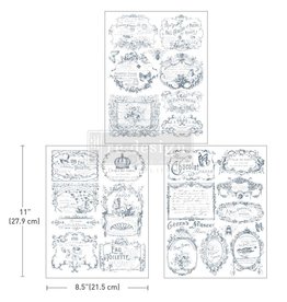 Redesign with Prima Redesign - Decor Transfer A4 - Vintage Labels I