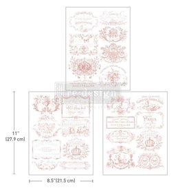 Redesign with Prima Redesign - Decor Transfer A4 - Vintage Labels III