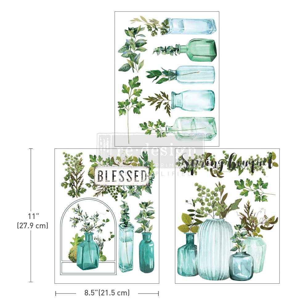 Redesign with Prima Redesign - Decor Transfer A4 - Vintage Greenhouse