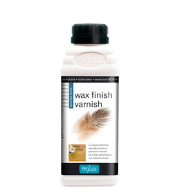 Polyvine Wax Varnish  - CLEAR - Dead Flat - 500ml - ENG