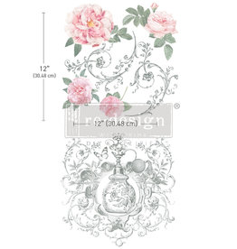 Redesign with Prima Redesign - Decor Transfer 12"x12" - Odeur de Rose