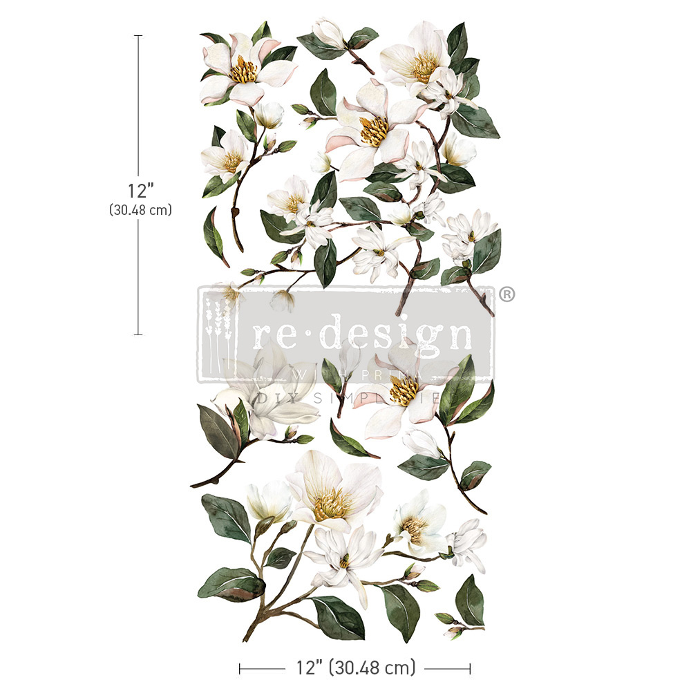 Redesign with Prima Redesign - Decor Transfer 12"x12" - Magnolia Garden