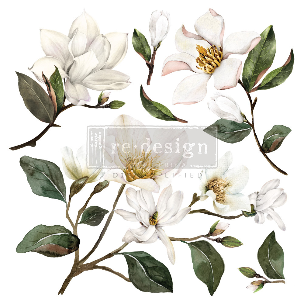 Redesign with Prima Redesign - Decor Transfer 12"x12" - Magnolia Garden