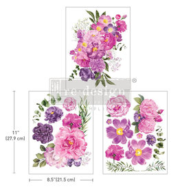 Redesign with Prima Redesign - Decor Transfer A4 - Purple Blossom
