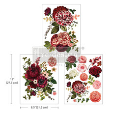 Redesign with Prima Redesign - Decor Transfer A4 - Burgundy Love