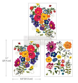 Redesign with Prima Redesign - Decor Transfer A4 - Floral Kiss