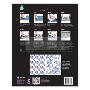 Redesign with Prima Redesign - H2O Transfer A4 - Azure Florals II