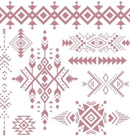 Redesign with Prima Redesign - Clear-Cling Stamps - Tribal Prints