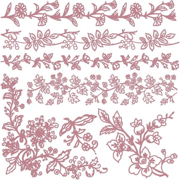 Redesign with Prima Redesign - Clear-Cling Stamps - Bold Branches