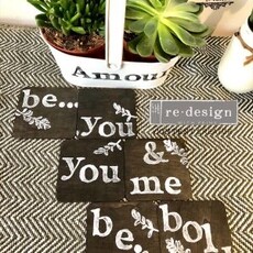 Redesign with Prima Redesign - Clear-Cling Stamps - Alpha