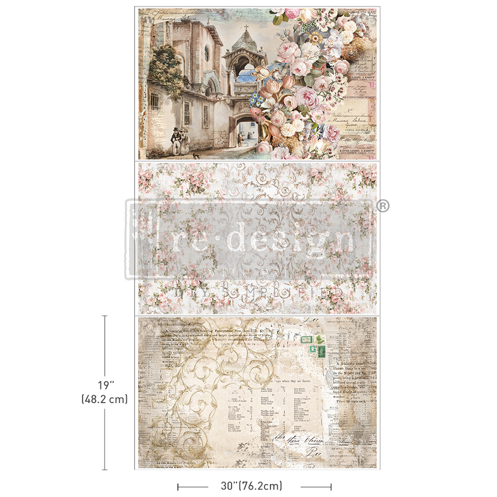 Redesign with Prima Redesign - Decoupage Decor Tissue Paper PACK- Old World Charm