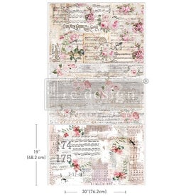 Redesign with Prima Redesign - Decoupage Tissue Paper PACK- Shabby Chic Sheets