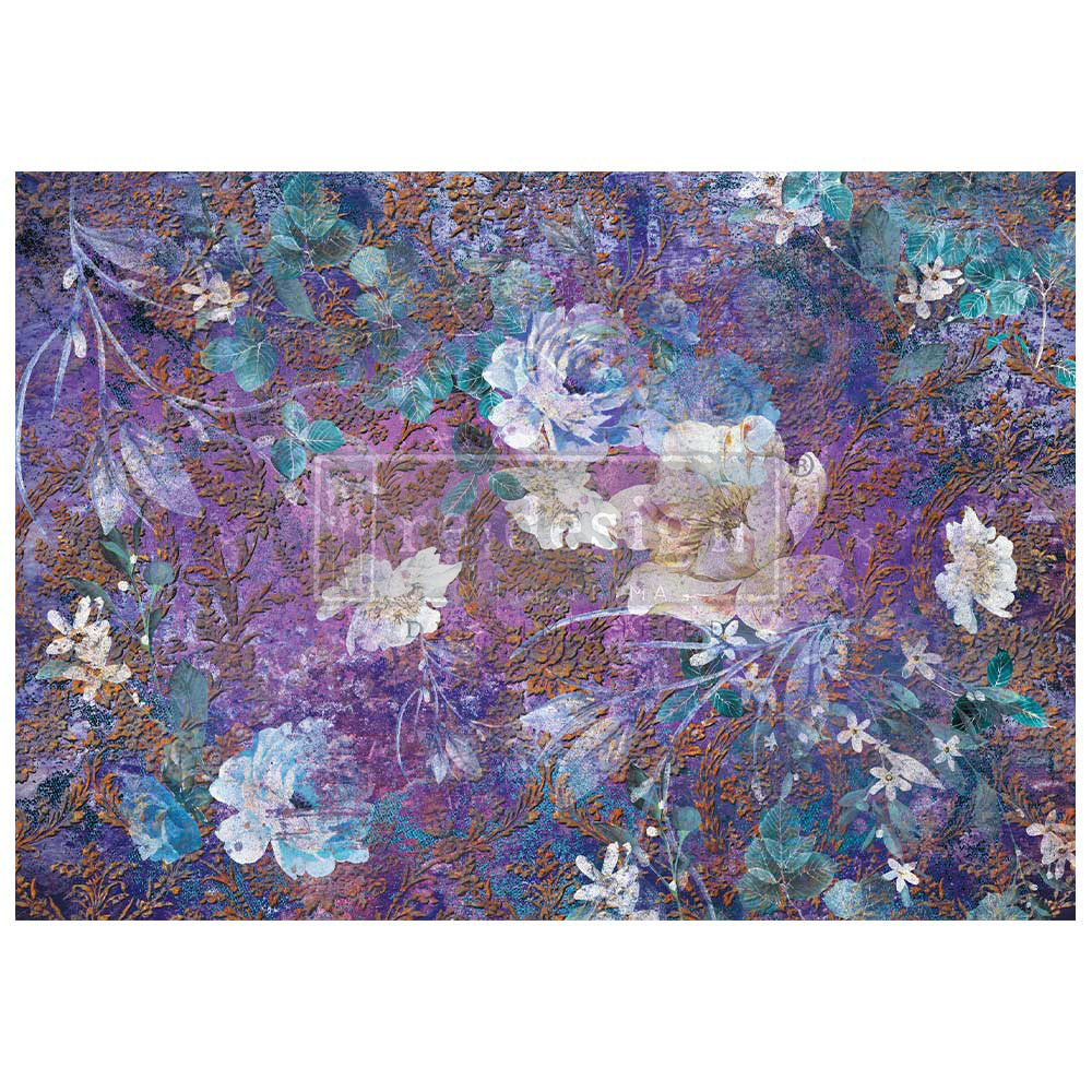 Redesign with Prima Redesign - Decoupage Fiber Paper A1 - Magical Floral