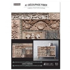 Redesign with Prima Redesign - Decoupage Fiber Paper A1 - Carved Stonework