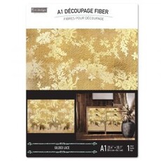 Redesign with Prima Redesign - Decoupage Fiber Paper A1 - Gilded Lace