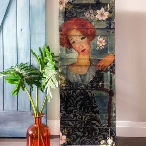 Redesign with Prima Redesign - Decoupage Rice Paper A1 - Whimsical Lady