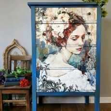 Redesign with Prima Redesign - Decoupage Rice Paper A1 - Peaceful Ponder