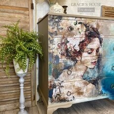 Redesign with Prima Redesign - Decoupage Rice Paper A1 - Peaceful Ponder