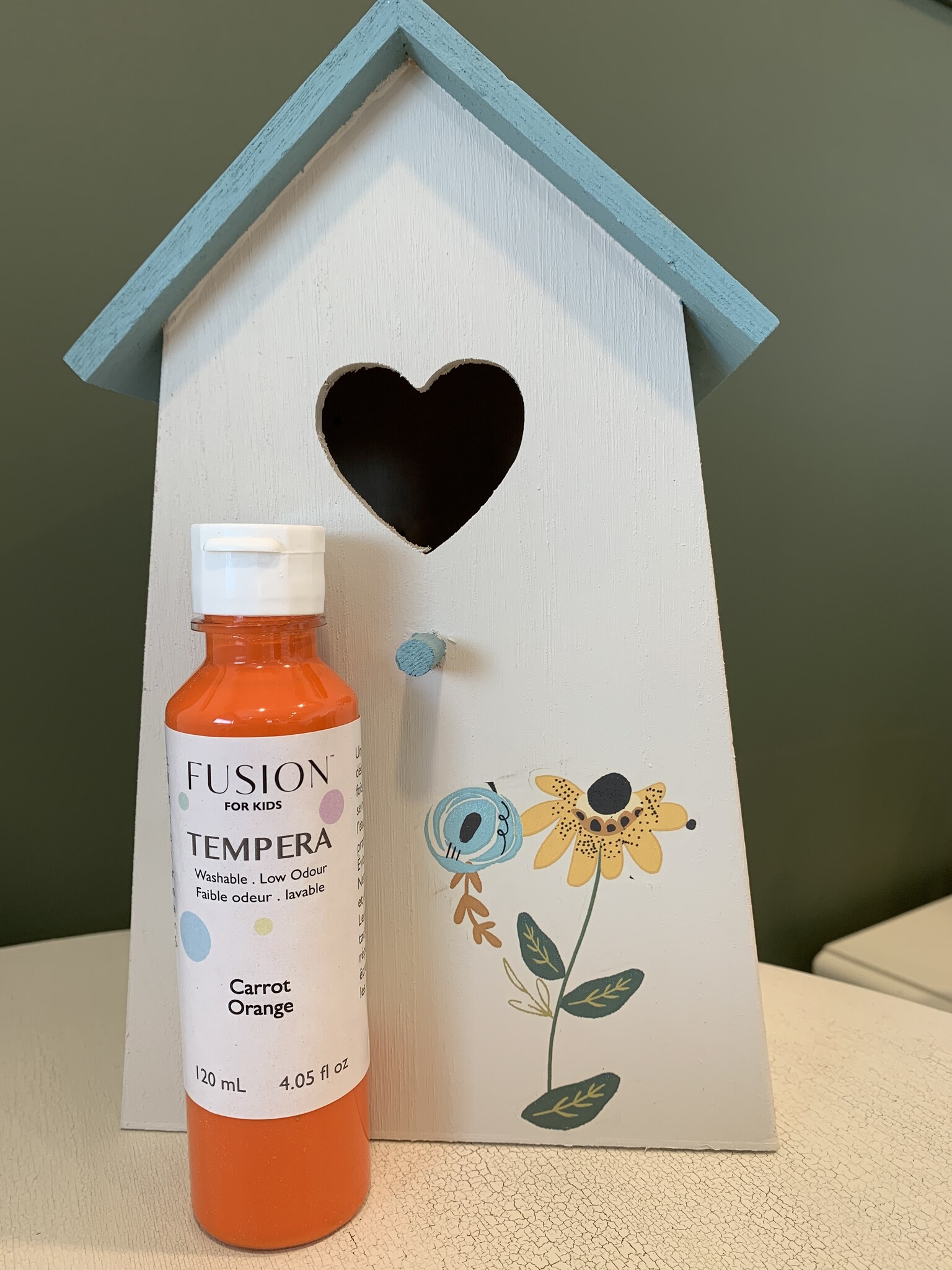 Fusion Mineral Paint Fusion - Fusion for Kids Tempera - Carrot Orange