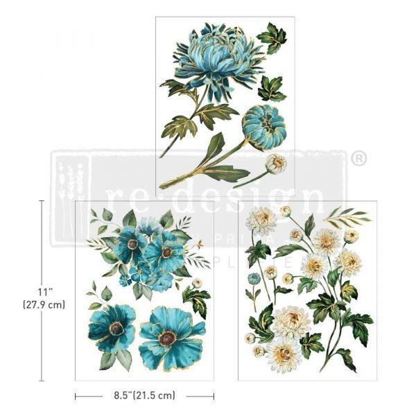 Redesign with Prima Redesign - Decor Transfer A4 - Gilded floral