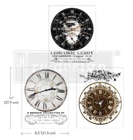 Redesign with Prima Redesign - Decor Transfer A4 - Vintage clocks