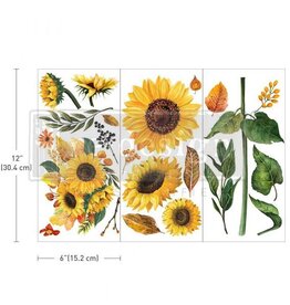 Redesign with Prima Redesign - Transfer 6x12 - Sunflower Afternoon