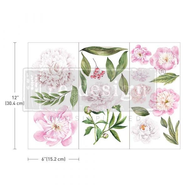 Redesign with Prima Redesign - Decor Transfer - Morning Peonies