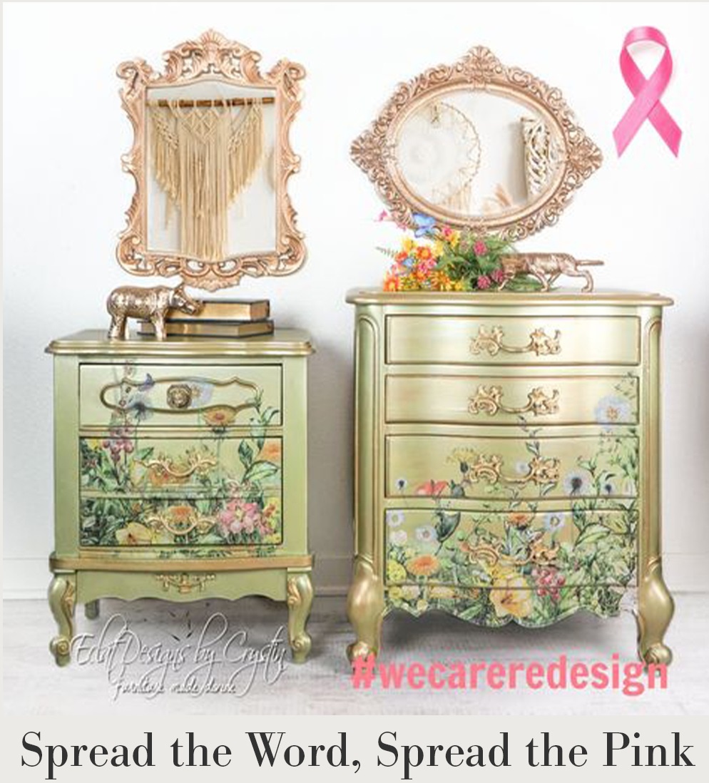 Redesign with Prima Redesign - Decor Transfer - Breast Cancer Awareness