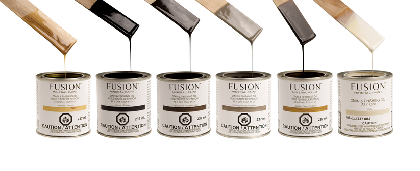 Fusion Mineral Paint  mlFusion - Stain and Finishing Oil - Cappuccino - 237ml